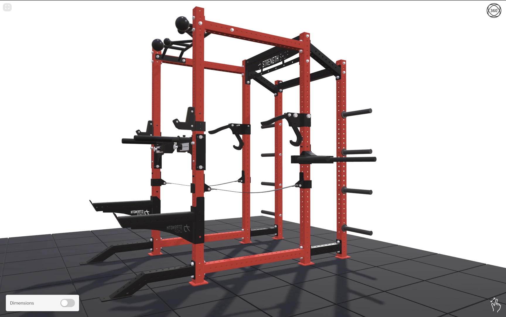 Strength Shop Riot MRR 75 Power Rack configurator 1
